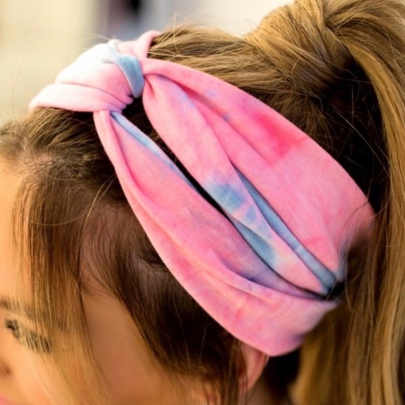 BUTTERY SOFT TIE DYE TWIST HEADBAND - Picture 2 of 3